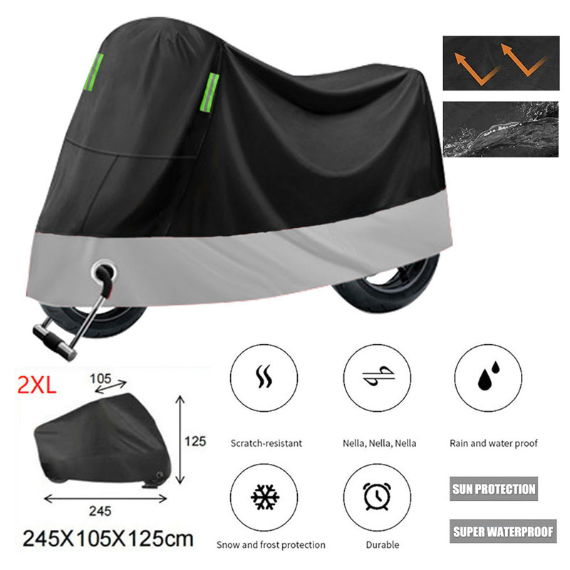 Waterproof Motorcycle Covers Motors Dust Rain Snow UV Protector Cover