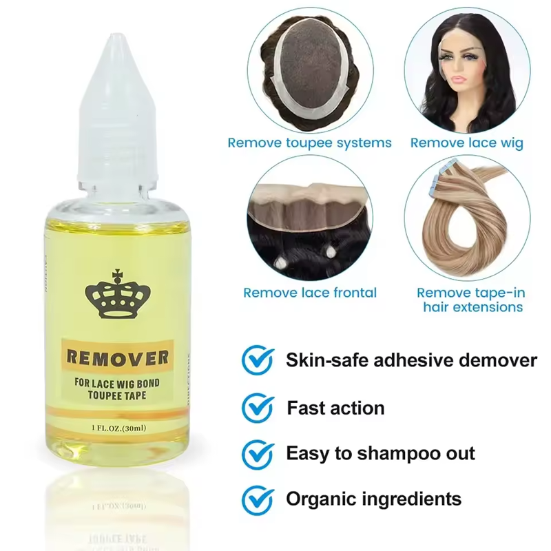 Lace Wig Installation Kit Ghost Bond   Adhesive + Glue Remover + Alcohol Pads + Edge Comb - Complete Wig Hold & Removal Set ,Ghost Bond hair Adhesive Wig Bonding Glue & Wig Remover For Lace Wig Bond.