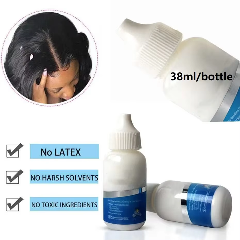 Lace Wig Installation Kit Ghost Bond   Adhesive + Glue Remover + Alcohol Pads + Edge Comb - Complete Wig Hold & Removal Set ,Ghost Bond hair Adhesive Wig Bonding Glue & Wig Remover For Lace Wig Bond.