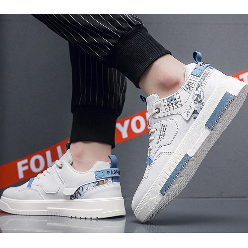 ASSKLO New Arrivals Fashion Men's Shoes Breathable Sneakers Little White Shoes Versatile Thick Sole Sports Shoes Casual Shoes Board Shoes Flat shoes Trendy Shoes Running Shoes Athletic Outdoor
