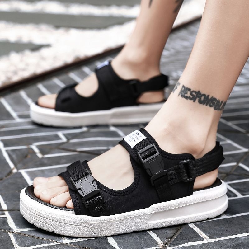Men's Sandals Breathable Casual Beach Shoes Summer Outdoor Driving Anti-slip Wear-resistant Sporty Slip-ons