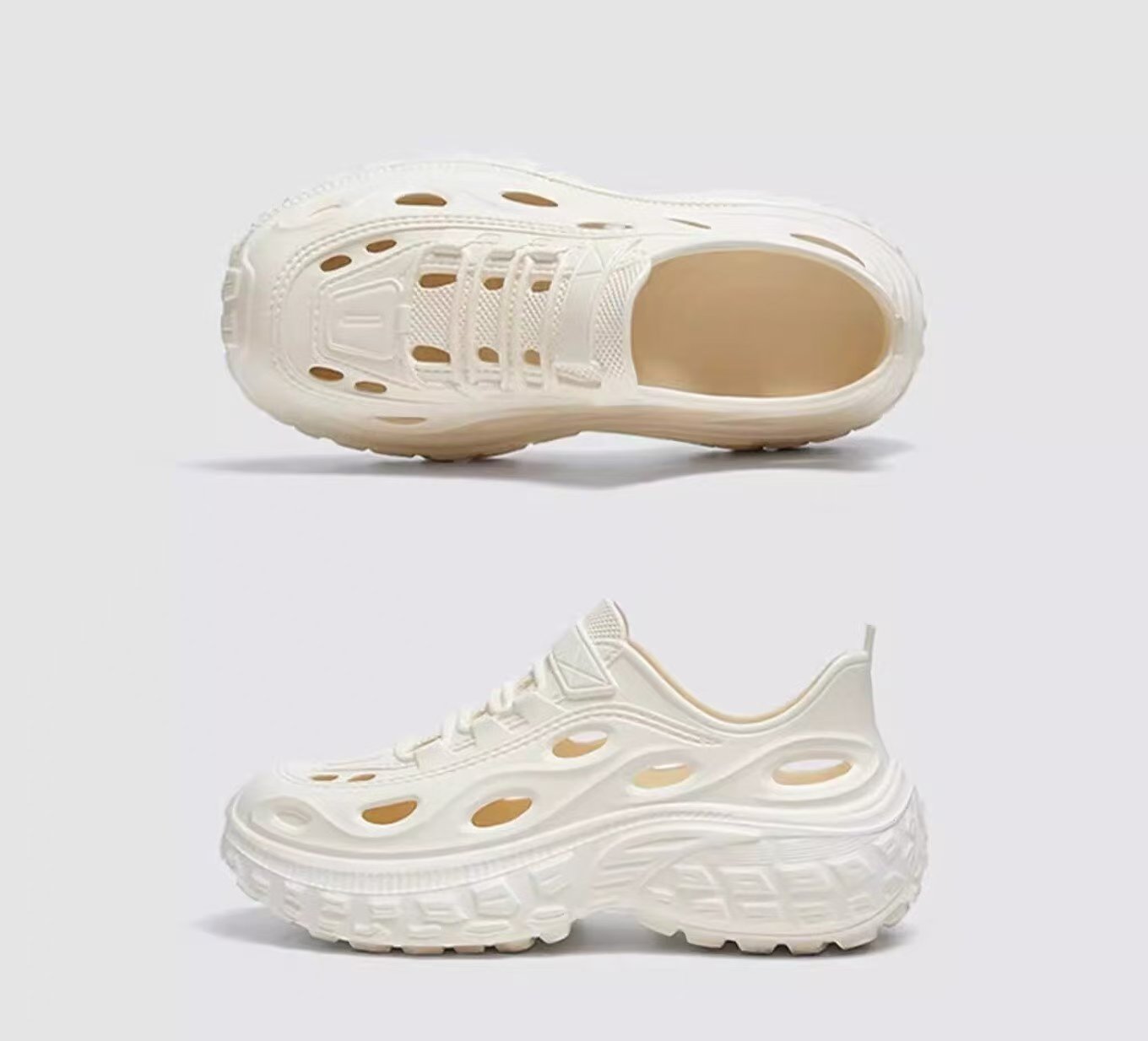 2026 ASSKLO New fashion men's shoes men sandals beach shoes driving hole shoes slip-on outdoor shoes anti slip beach fishing river wading sandals loafers soft sole comfortable for men Doctor's shoes