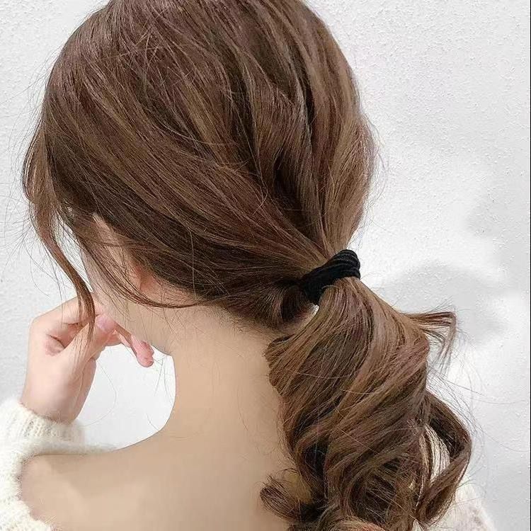 Ultra high stretch burst style diamond head rope tie hair head rope adult durable high ponytail thick sports head rubber band