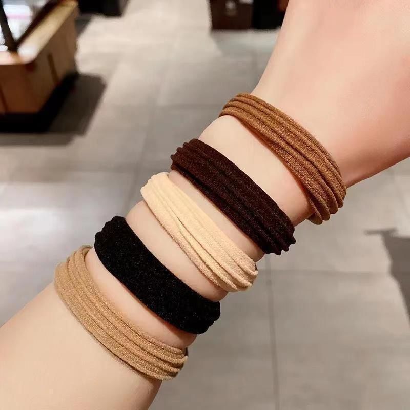 Ultra high stretch burst style diamond head rope tie hair head rope adult durable high ponytail thick sports head rubber band
