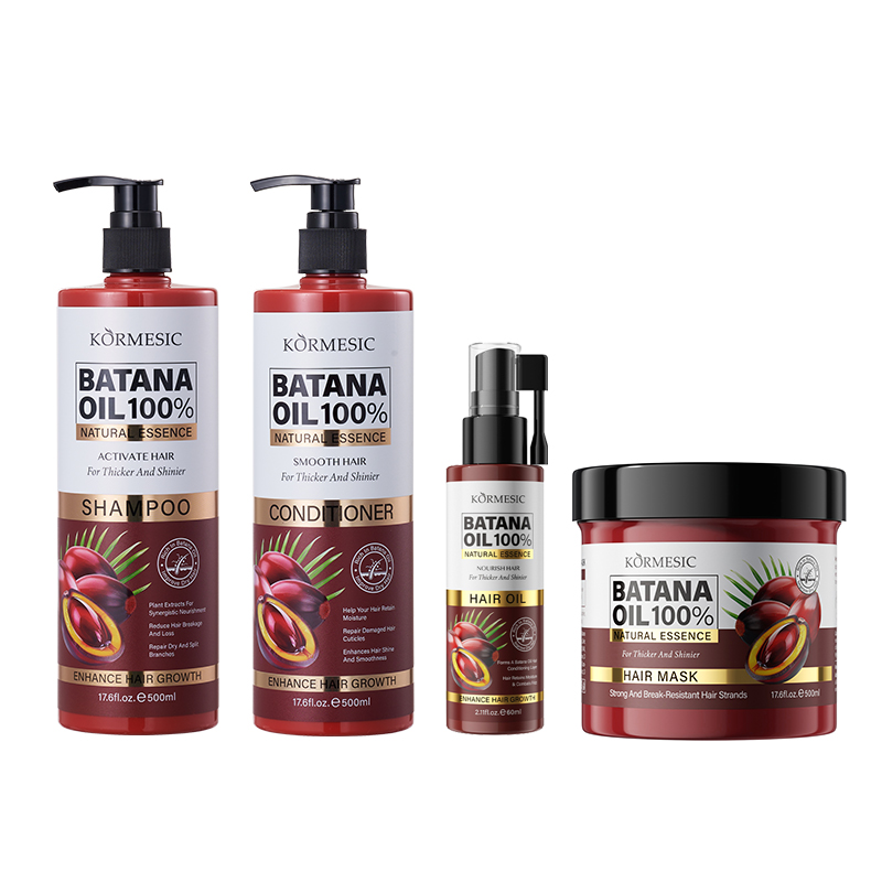 KORMESIC Batana Shampoo Hair Care 4-Piece Set