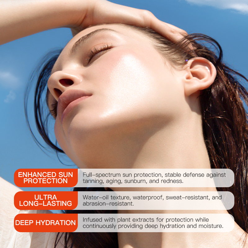 86ml KORMESIC Sunscreens spray with SPF50+ UV protection for the body and face Refuses to leave any white cast on the skin Aloe Vera