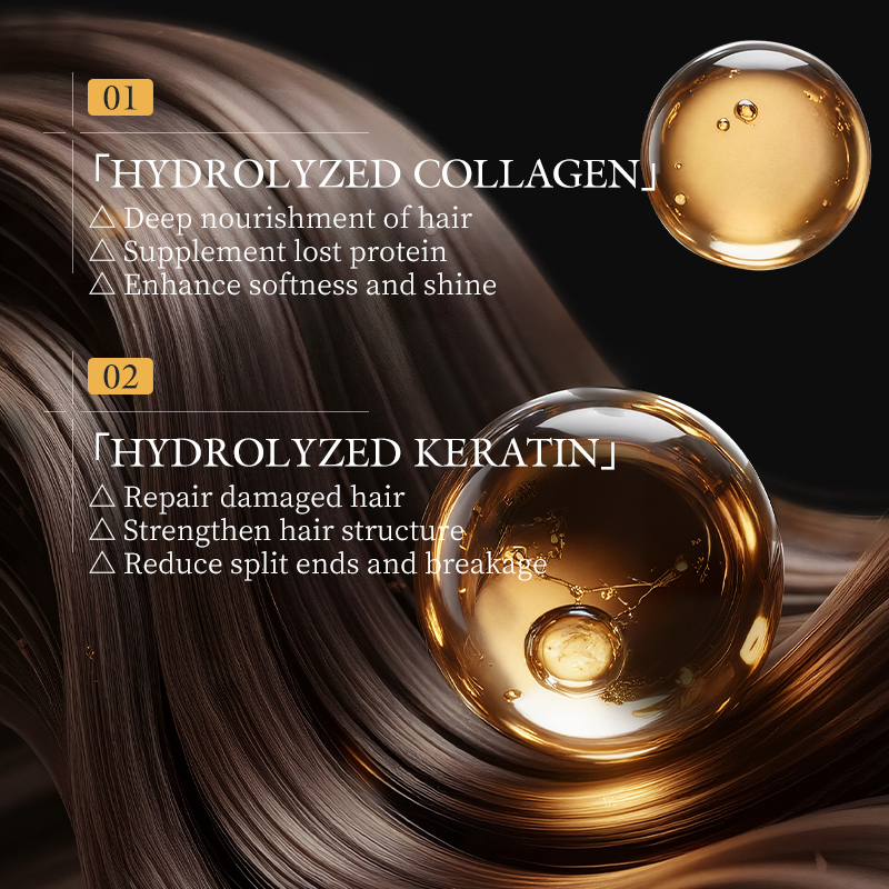 KORMESIC Collagen Keratin Shampoo - A volumizing, moisturizing and nourishing shampoo for the hair.