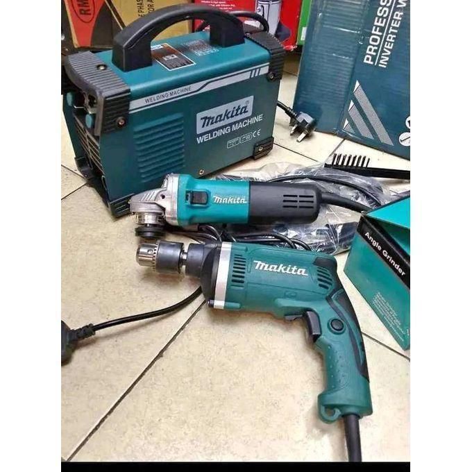 3 in 1 welding machine combaination include welding machine,grinder and drill 710w
