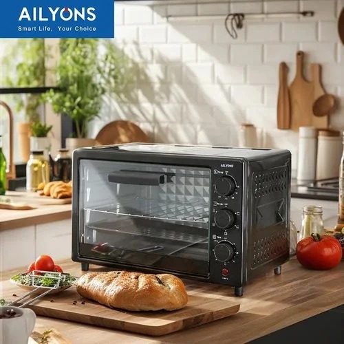 Ailyons 20L oven with rotisserie 8018 Electric Oven Grill with Grill Pan Kitchen Appliances Small Appliances 1000W