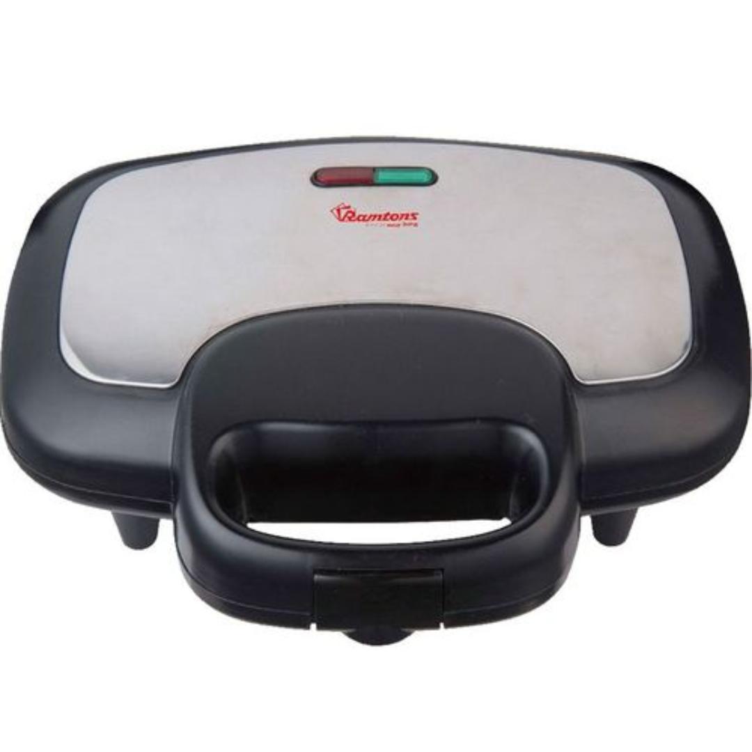 Ramtons RM/478 2 Slice Metal Top Sandwich Toaster - Black & Metal (1YR WRTY)
250W
