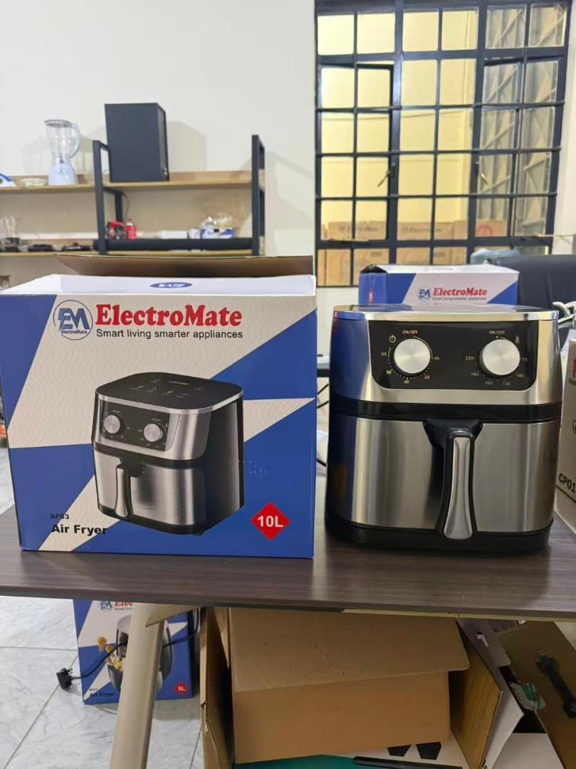 Em Electromate Electric Air Fryer AF-03 Healthier Oil Free Fryer / Fries Maker - 10L - 1400W Large Firepower  (1YR WRTY)