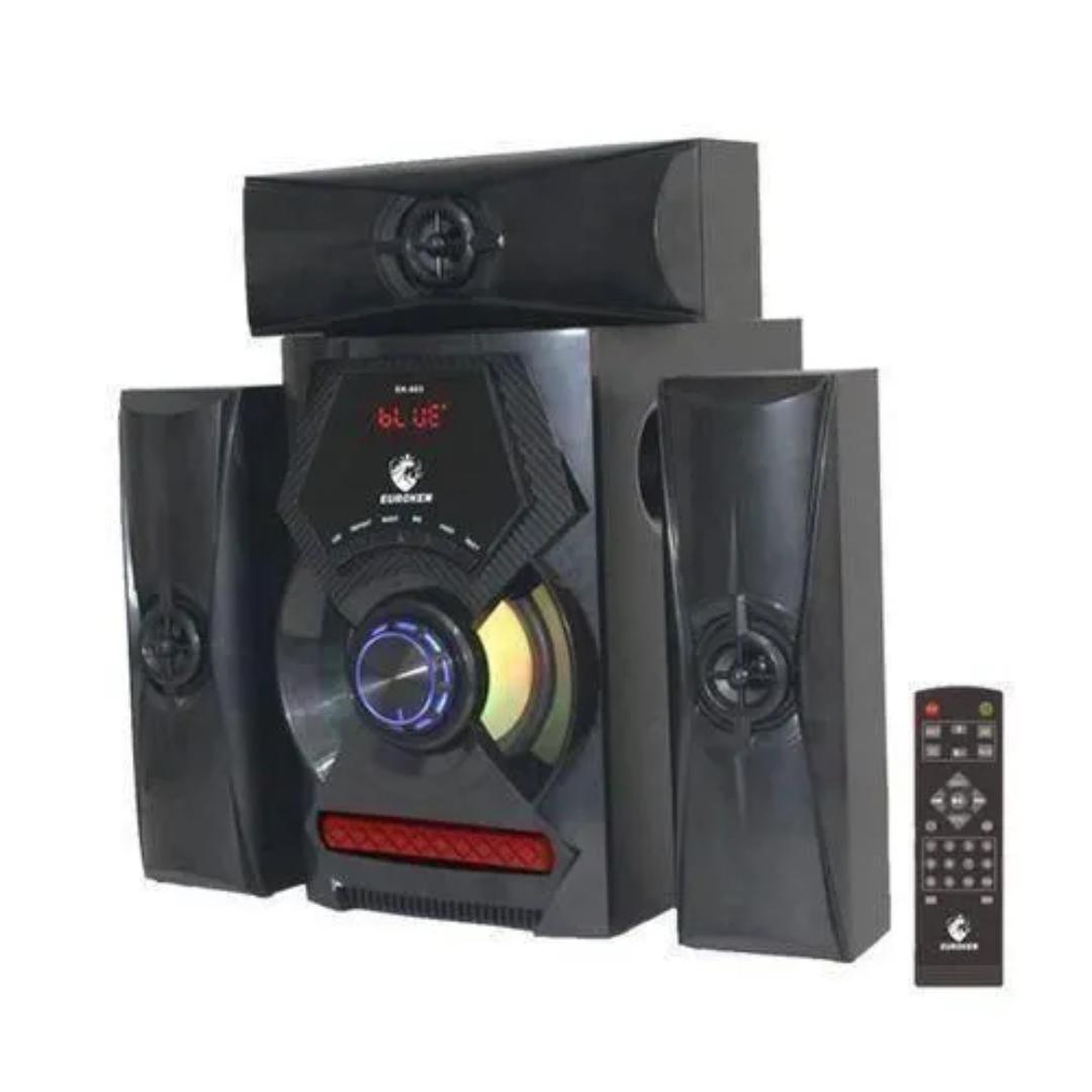 Euroken  EK-603 3.1CH Subwoofer speaker system with Bluetooth FM radio USB SD card LED display and remote control High quality Multimedia woofer 20000W PMPO with 70W power output