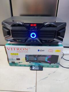 Vitron V622 Hi-fi Multimedia speaker system / Xbox speaker with Bluetooth FM radio USB and remote control 10000W PMPO. Vitron subwoofer / Home theater with AC&DC power input