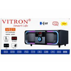 Vitron V621 Hi-Fi Multimedia Speaker System / XBOX Speaker / Woofer with Bluetooth, FM Radio & USB Support
AC/DC power input 10000W PMPO