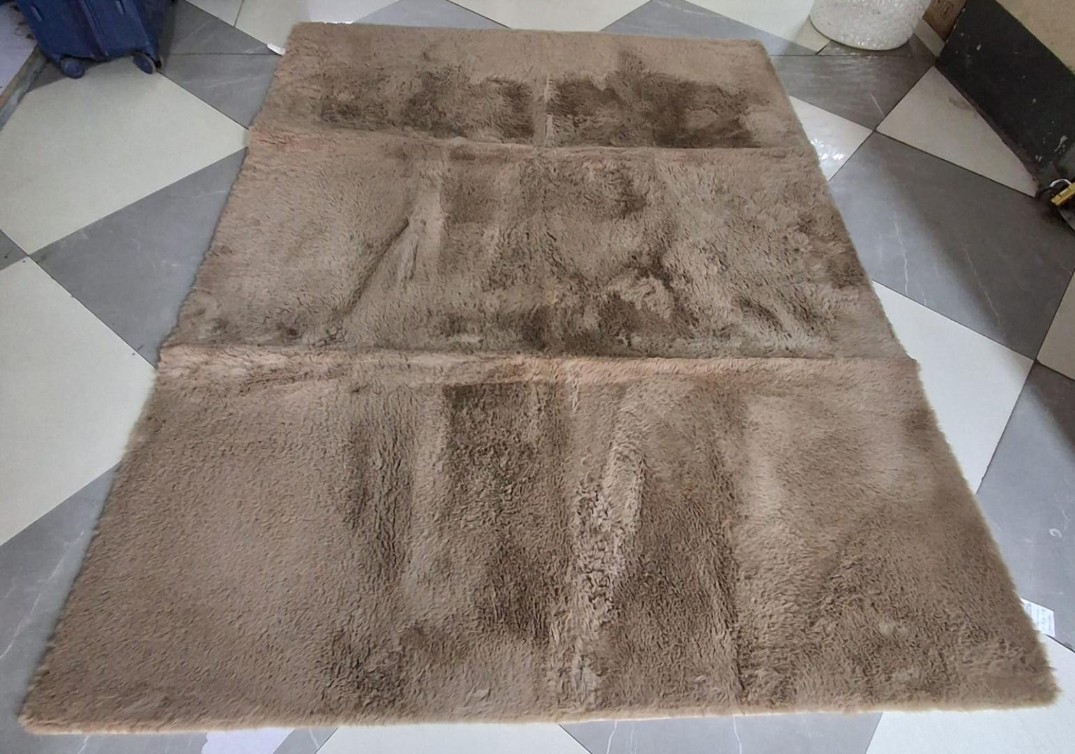 Modern Luxury style nordic rabbit fur carpet 5×8 Super soft,smooth,comfortable and skin friendly