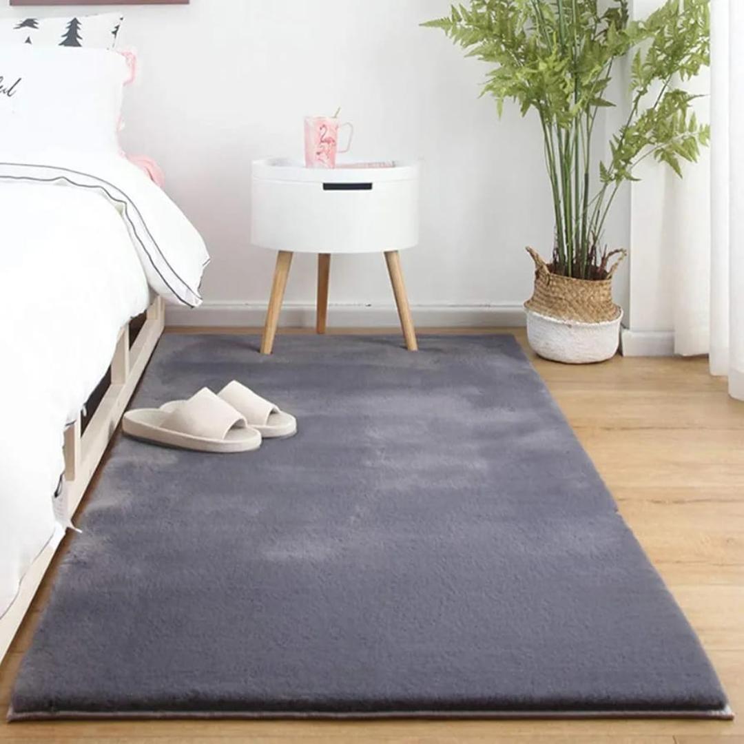 Modern Luxury style nordic rabbit fur carpet 5×8 Super soft,smooth,comfortable and skin friendly