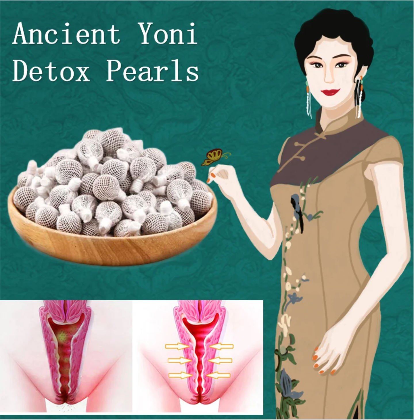 Vaginal Detox Yoni Pearls –3pcs  Natural Intimate Care for Women a natural herbal remedy designed to cleanse, detoxify, and rejuvenate the female reproductive system  (Kilimall Kenya)