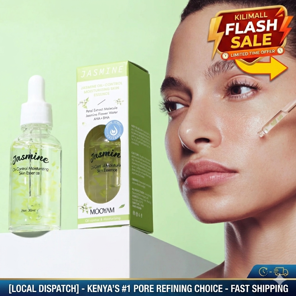 JASMINE OIL-CONTROL MOISTURIZING SKIN ESSENCE – AHA + BHA EXFOLIATING FACE SERUM WITH JASMINE FLOWER WATER & PETAL EXTRACT, PORE MINIMIZING, HYDRATING, AND BALANCING TREATMENT FOR OILY SKIN 30ML