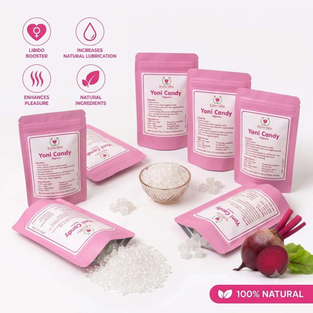 YONI/PUNANI CANDY FOR VAGINAL DRIPPING AND LIBIDO BOOST FOR WOMEN – INCREASES WARMTH, WETNESS, AND SWEETNESS DURING INTERCOURSE – BUY IN KENYA