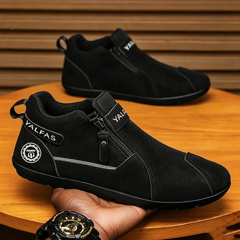 Brave shop New Arrivals Fashion Sneakers Men's Running Shoes Comfortable Outdoor Casual Hiking Shoes Black