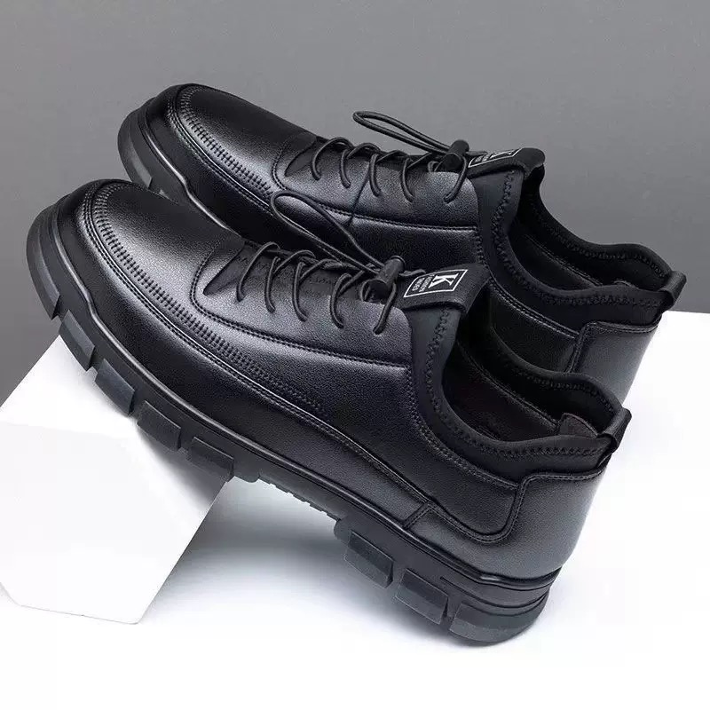 Brave Shop New Arrival Business Oxfords Fashion Wedding Shoes Men's Shoes Classic Derby lace up official shoes Blcak