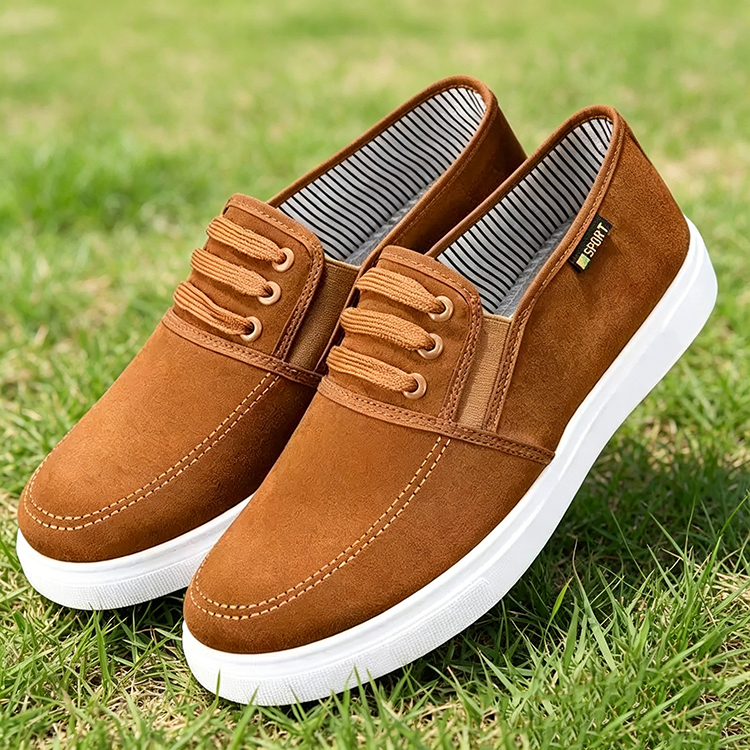Brave shop New arrivals Slip-Ons Men's Shoes Sports shoes Canvas shoes Loafers & Slip-Ons Sneakers Gentleman Walking shoes Brown
