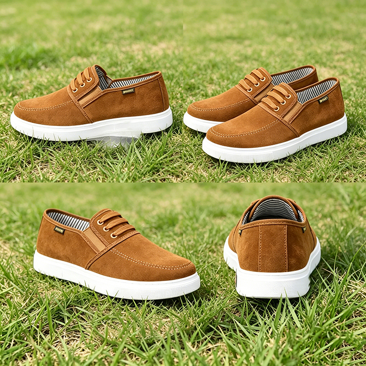 Brave shop New arrivals Slip-Ons Men's Shoes Sports shoes Canvas shoes Loafers & Slip-Ons Sneakers Gentleman Walking shoes Brown