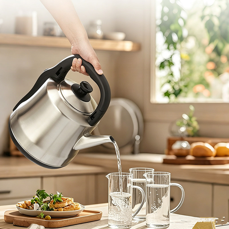 RASHNIK  RN-1162  5.7L   2000W Household Durable Fast Electric Kettle, Energy-Saving And Quick-Boiling Stainless Steel Kettle