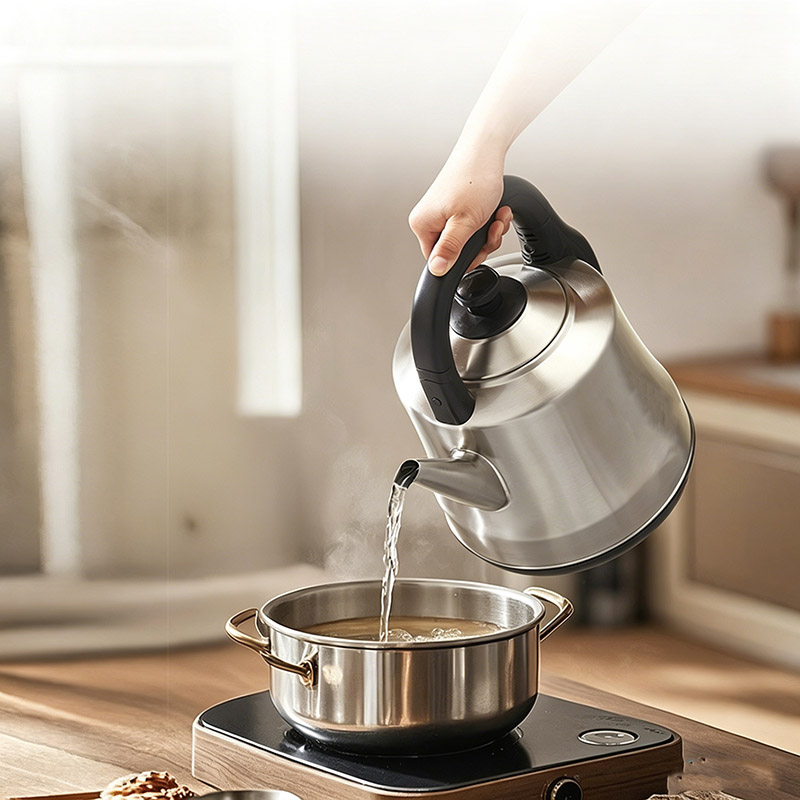 RASHNIK  RN-1162  5.7L   2000W Household Durable Fast Electric Kettle, Energy-Saving And Quick-Boiling Stainless Steel Kettle