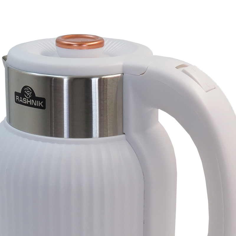 RASHNIK  RN-1158 2.3L   1500W  Kettle Outer Layer High Grade Plasctic Inside Steel
