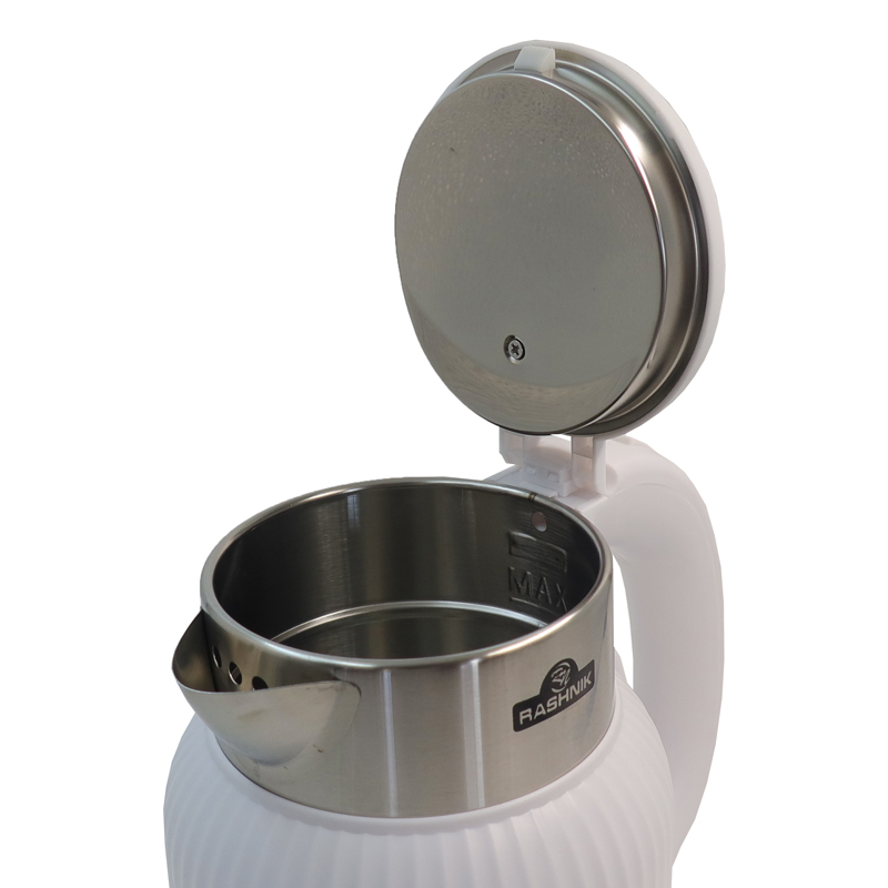 RASHNIK  RN-1158 2.3L   1500W  Kettle Outer Layer High Grade Plasctic Inside Steel