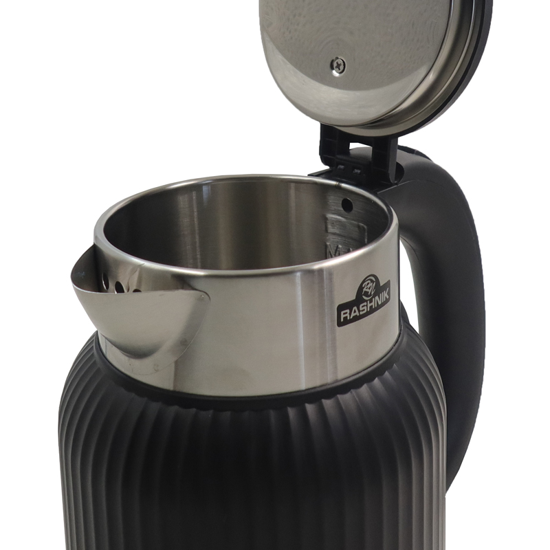 RASHNIK  RN-1158 2.3L   1500W  Kettle Outer Layer High Grade Plasctic Inside Steel