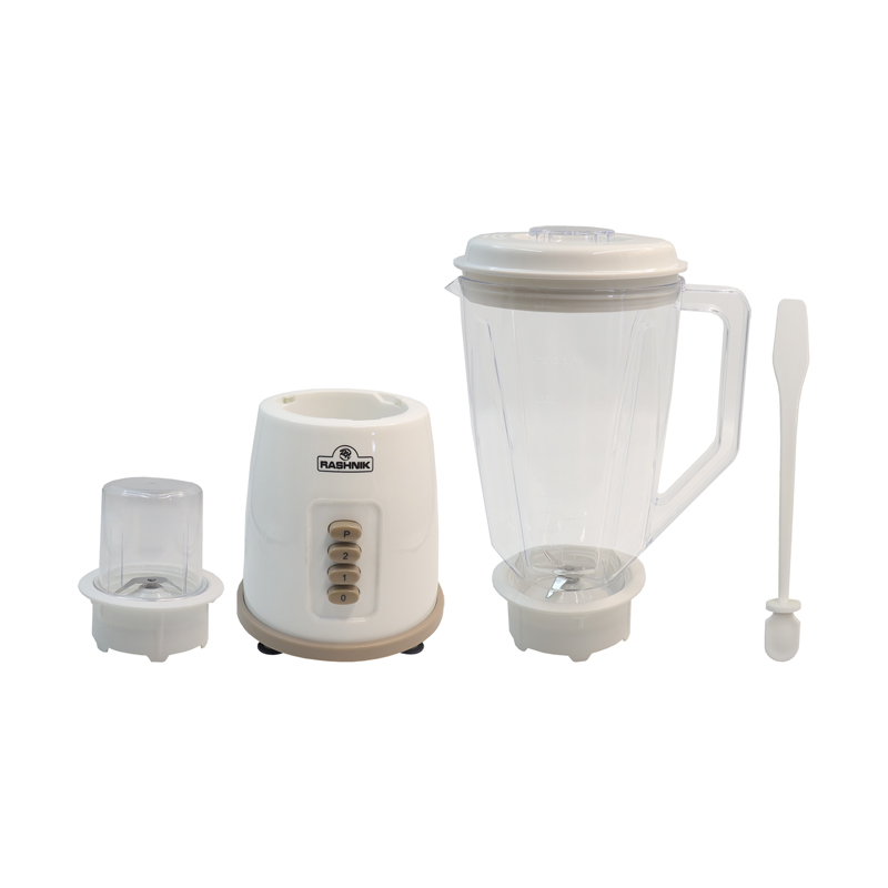 【New Arrival】RASHNIK RN-1038   2 IN 1 Powerful  2 Speed Motor with Pulse Function Mixer Blender   Stainless Steel Blades for Quick Grinding