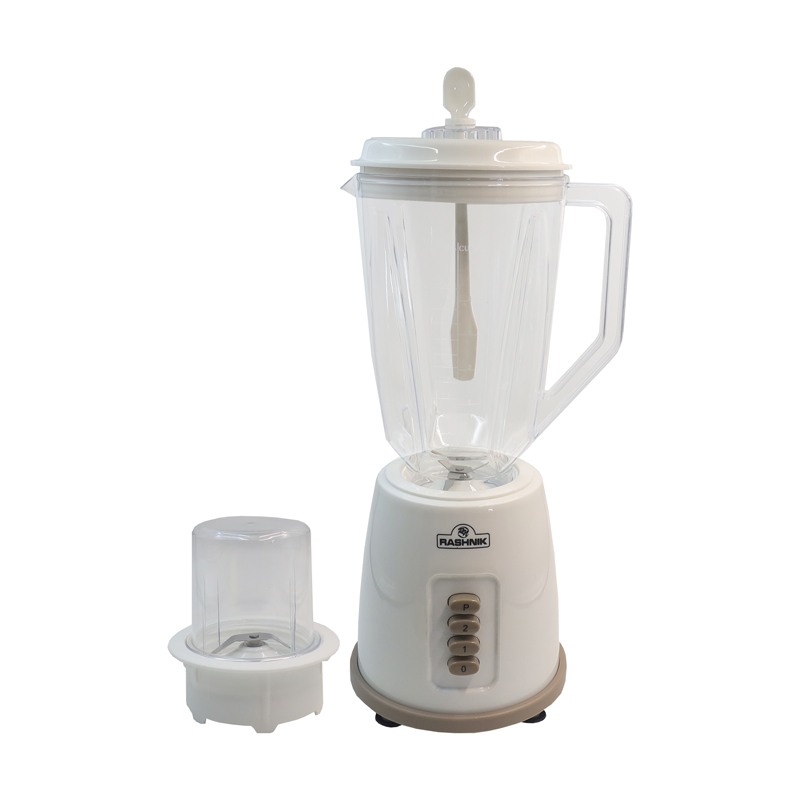 【New Arrival】RASHNIK RN-1038   2 IN 1 Powerful  2 Speed Motor with Pulse Function Mixer Blender   Stainless Steel Blades for Quick Grinding