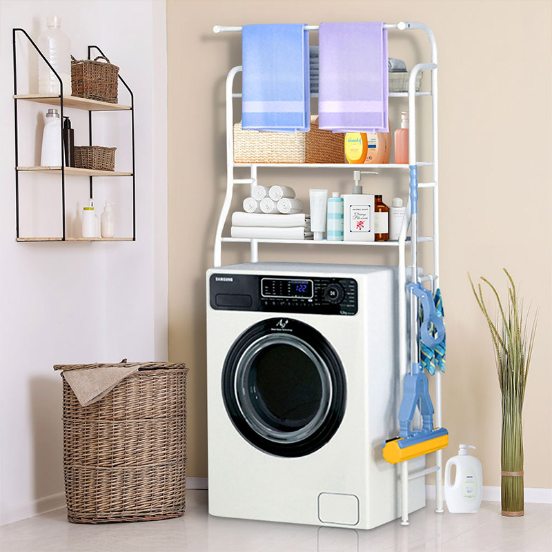 3-Layer Washing Machine Rack Storage Rack Washbasin Rack multi-functional floor space-saving multi-layer storage rack  （RN-7652）