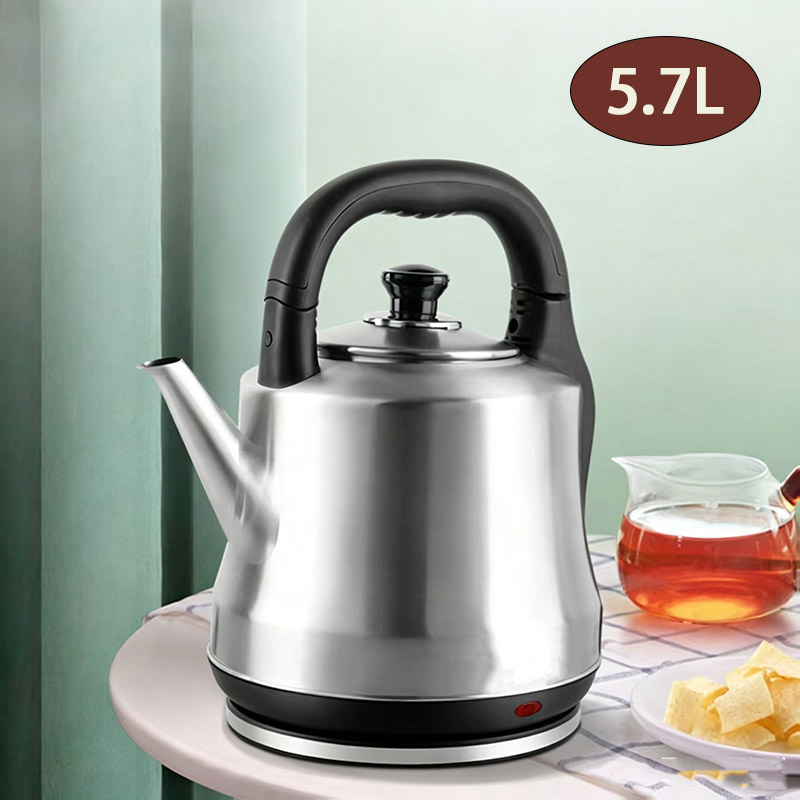 RASHNIK  RN-1162  5.7L   2000W Household Durable Fast Electric Kettle, Energy-Saving And Quick-Boiling Stainless Steel Kettle