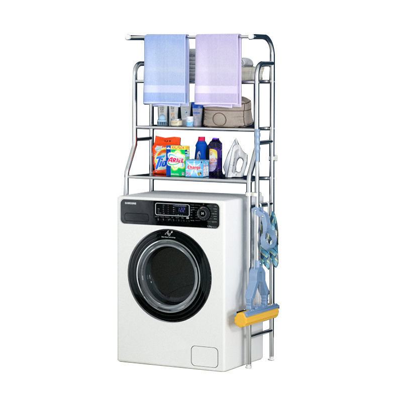 3-Layer Washing Machine Rack Storage Rack Washbasin Rack multi-functional floor space-saving multi-layer storage rack  （RN-7652）