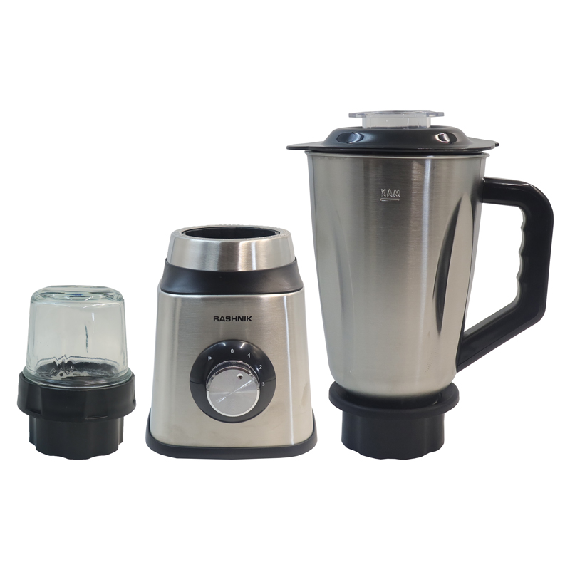 RASHNIK RN-1040S Stainless Steel    2 IN 1 Powerful  2 Speed Motor with Pulse Function Mixer Blender   Stainless Steel Blades for Quick Grinding