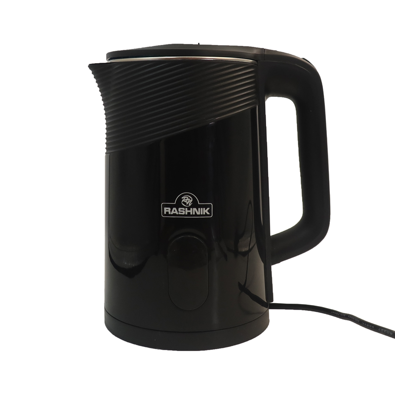 RASHNIK RN-1160  2.3L   1500W Electric  Kettle Outer Layer High Grade Plasctic Inside Steel  Kettle Auto Shut-off