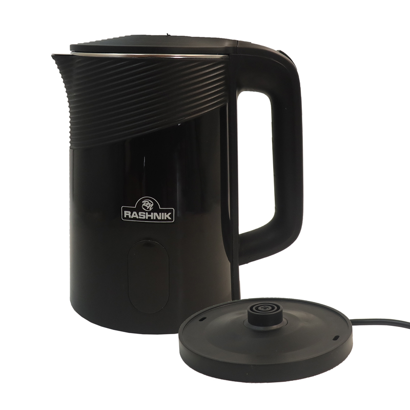 RASHNIK RN-1160  2.3L   1500W Electric  Kettle Outer Layer High Grade Plasctic Inside Steel  Kettle Auto Shut-off