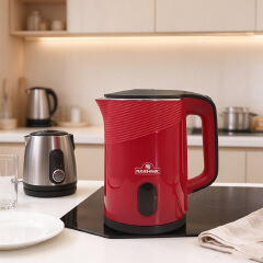 RASHNIK RN-1160  2.3L   1500W Electric  Kettle Outer Layer High Grade Plasctic Inside Steel  Kettle Auto Shut-off