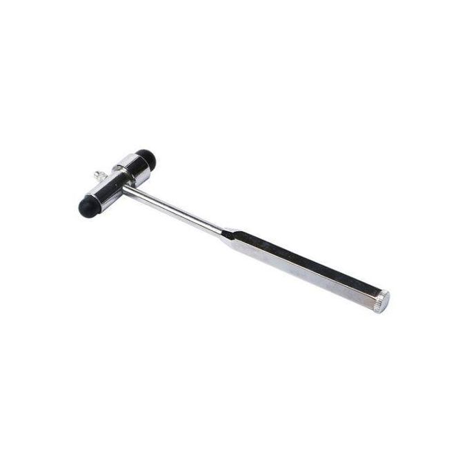 Neurological Patella Hammer – Silver Ergonomic Dual Function Reflex Testing Hammer