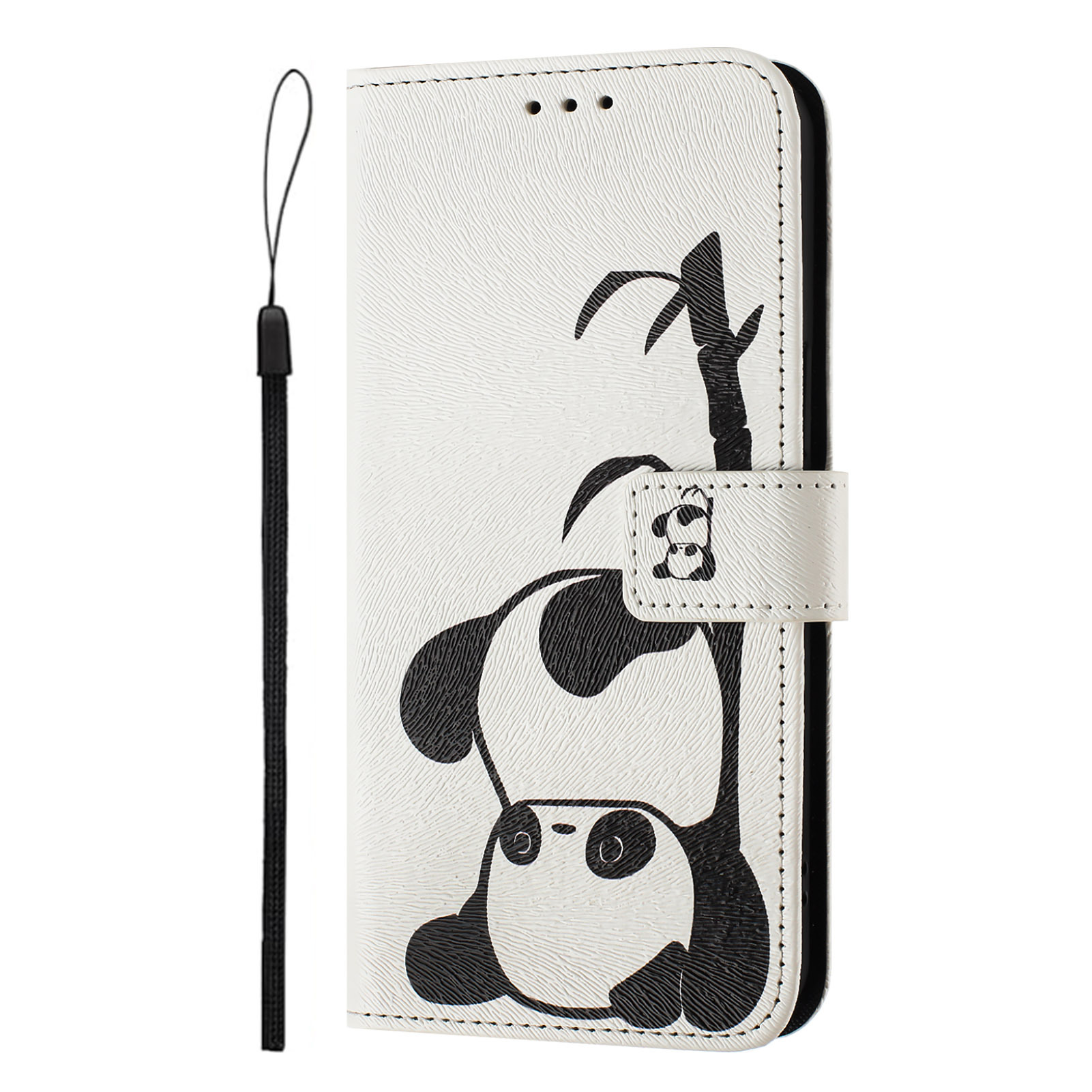 Flip Wallet Phone Case for Tecno Pova 7 Pro  7 Ultra 5G  7 Curve 5G 2025 PU Leather Protective Cover with Card Slots, Kickstand, Magnetic Closure, Cute Panda Pattern Shockproof Folio Case