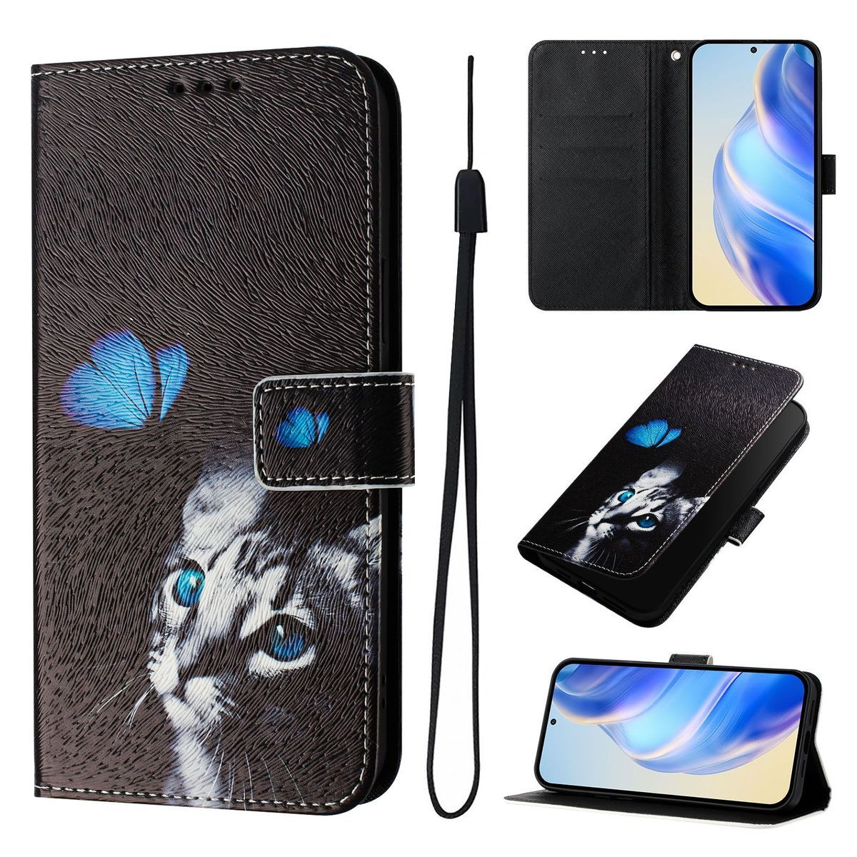 Flip Wallet Phone Case for Tecno Pova 7 Pro  7 Ultra 5G  7 Curve 5G 2025 PU Leather Protective Cover with Card Slots, Kickstand, Magnetic Closure, Cute Panda Pattern Shockproof Folio Case