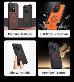 Magnetic Fabric Texture Shockproof Phone Case for Infinix Note 50 Pro 4G（ X6855） Support Wireless Charging Cover