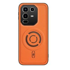 Magnetic Fabric Texture Shockproof Phone Case for Infinix Note 50 Pro 4G（ X6855） Support Wireless Charging Cover