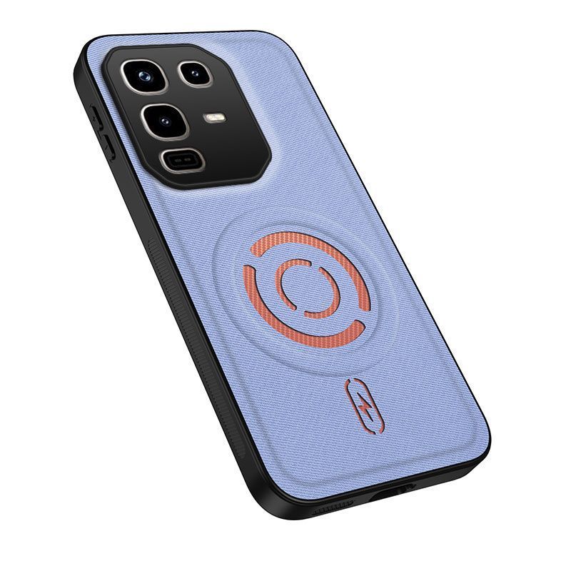 Magnetic Fabric Texture Shockproof Phone Case for Infinix Note 50 Pro 4G（ X6855） Support Wireless Charging Cover