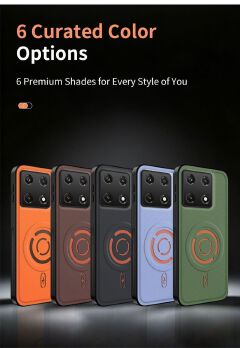 Magnetic Fabric Texture Shockproof Phone Case for Infinix Note 50 Pro 4G Support Wireless Charging Cover