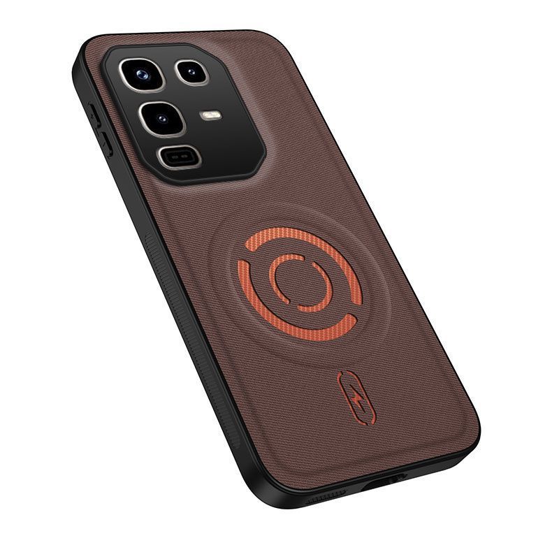 Magnetic Fabric Texture Shockproof Phone Case for Infinix Note 50 Pro 4G（ X6855） Support Wireless Charging Cover