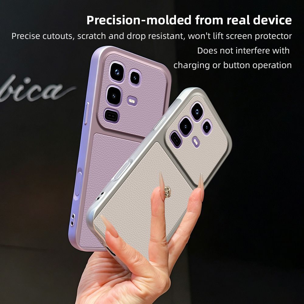 Luxury Faux Leather Phone Case for Infinix Note 50 Pro 4G Anti‑Slip Anti‑Fingerprint Soft TPU Bumper Case